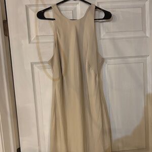 a new day Beige Sleeveless Mini Dress